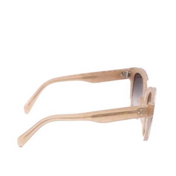 CELINE CL40167I NUDE/GOLD/BLUE GRADIENT TRIOMPHE MONOGRAM UNISEX SUNGLASSES - Picture 8 of 10